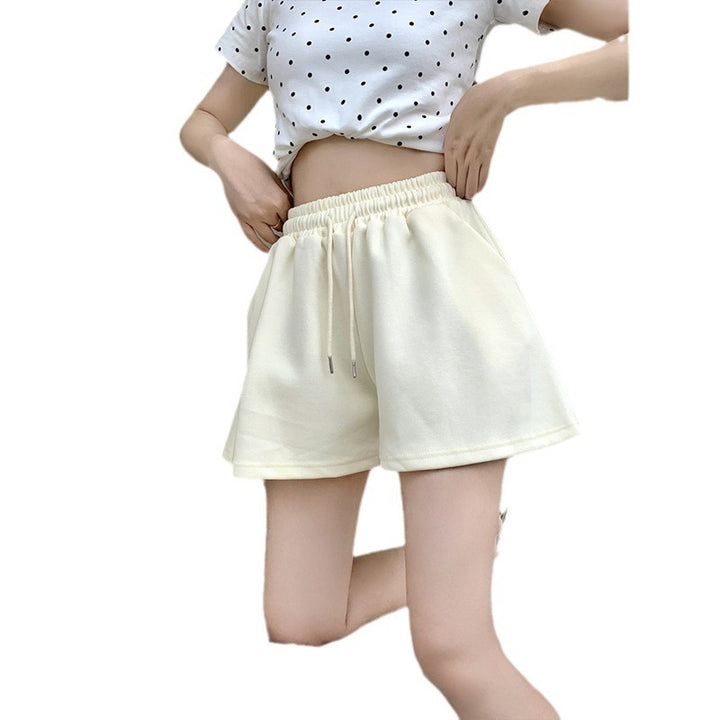 Women's Comfortable Sweat Shorts with Elastic Waistband and Casual Cut