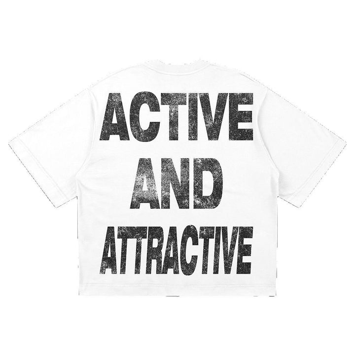Women's Oversized T-Shirt with Dynamic Sports Design Lisslune