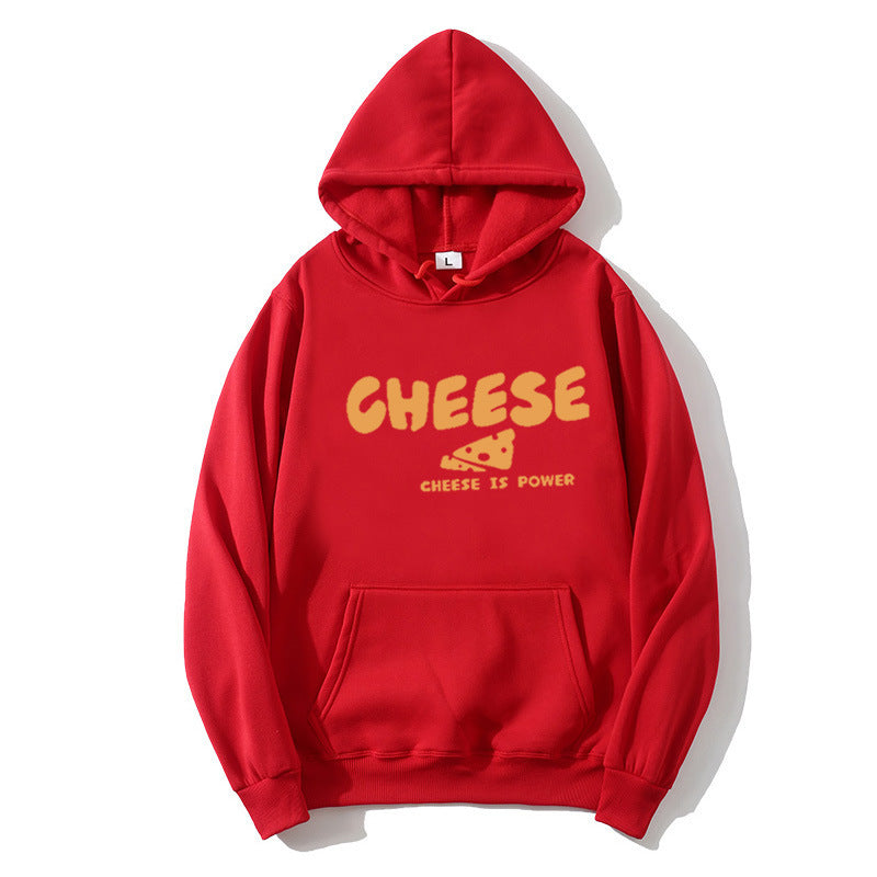 Women's hoodie with humorous cheese design Lisslune
