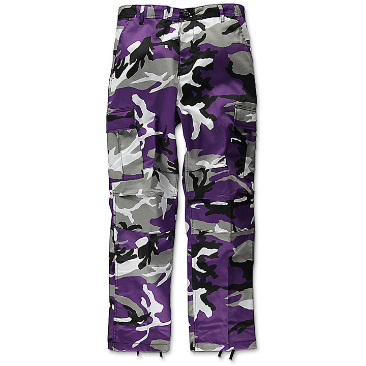 Men's cargo pants in modern camouflage style with a variety of practical pockets Lisslune