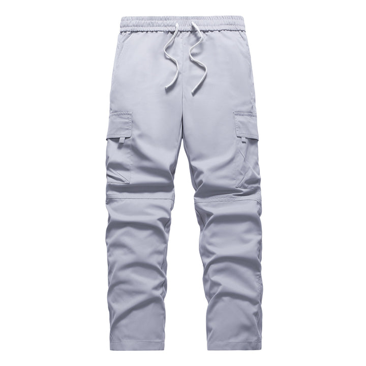 Men's Cargo Pants with Adjustable Waistband and Versatile Pockets Lisslune