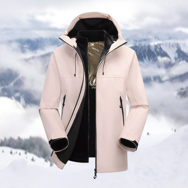 Men's outdoor jacket with windproof and water-repellent coating Lisslune