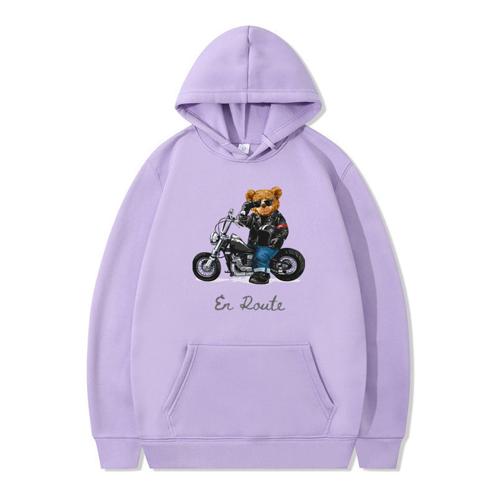 Women's hoodie with unique bear design and casual fit Lisslune