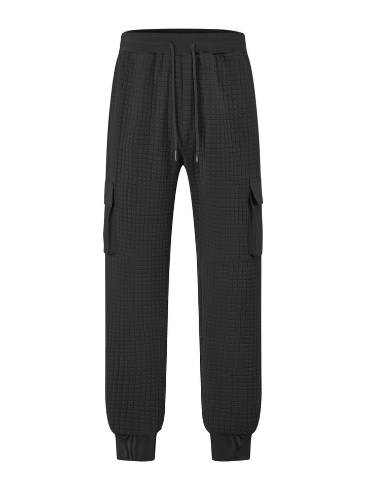 Men's cargo jogging pants with elastic waistband and practical side pockets Lisslune