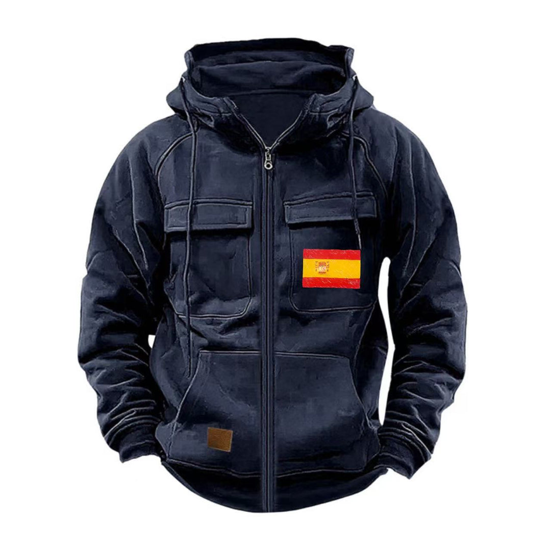Men's functional jacket with multiple pockets Lisslune