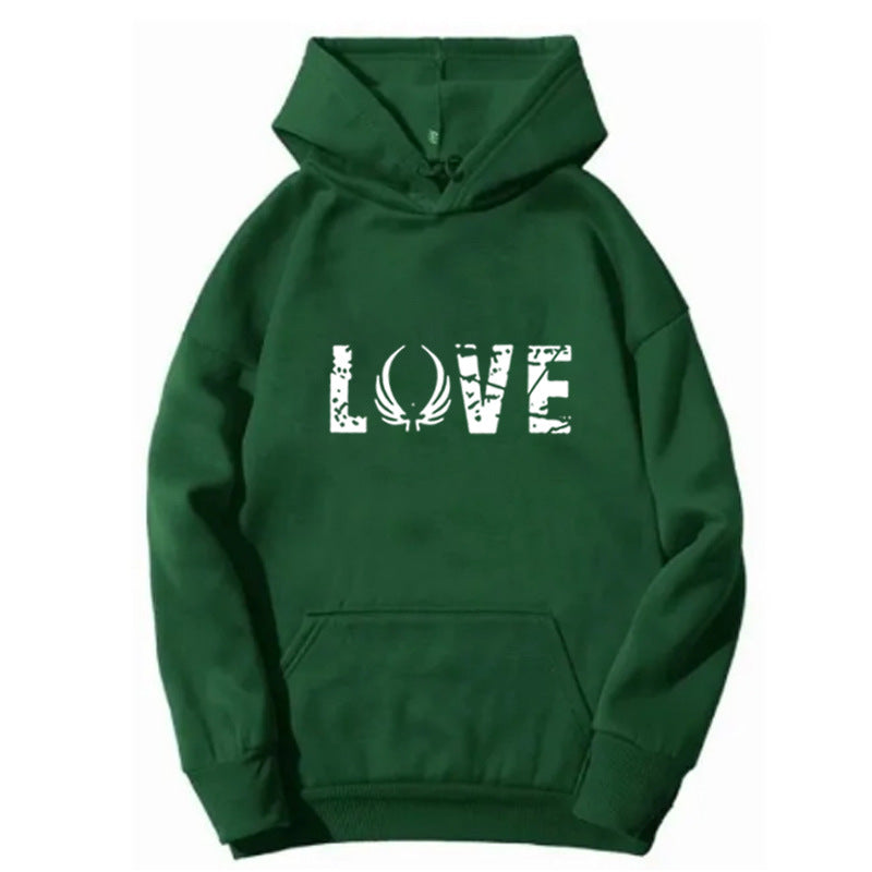 Women's hoodie with inspirational Love design Lisslune