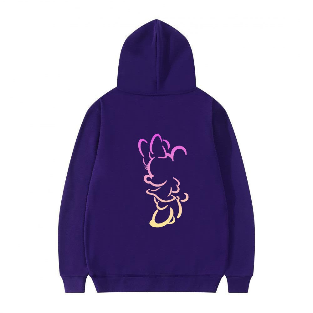 Women's hoodie with artistic cloud design and soft inner lining Lisslune