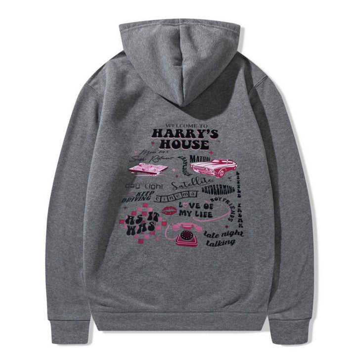 Women's Hooded Sweatshirt with Unique Graphic Design Lisslune