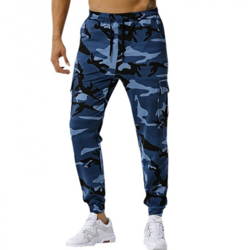 Men's Camouflage Cargo Pants with practical side pockets and adjustable waistband Lisslune