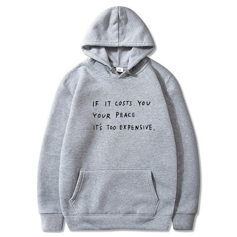 Women's hoodie with inspiring quote and comfortable fit Lisslune