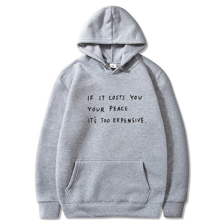 Women's hoodie with inspiring quote and comfortable fit Lisslune