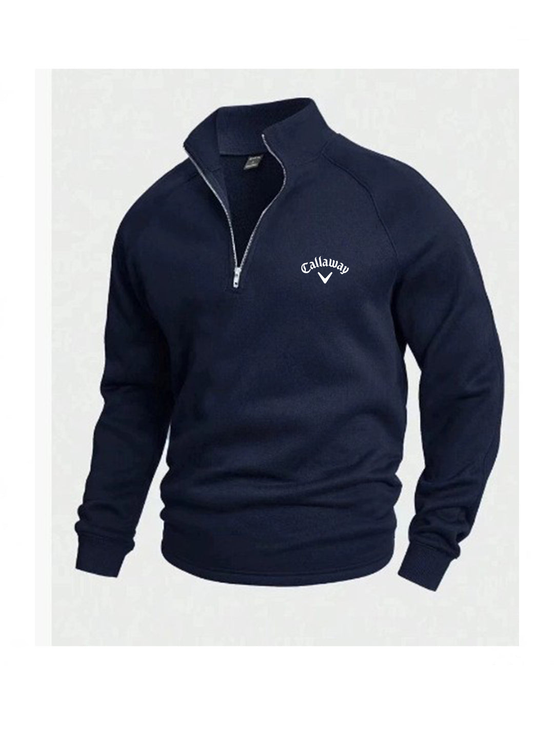 Men's Fleece Pullover with Half Zip and Breathable Properties Lisslune
