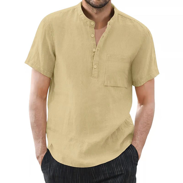 Men's Short Sleeve Shirt Lisslune