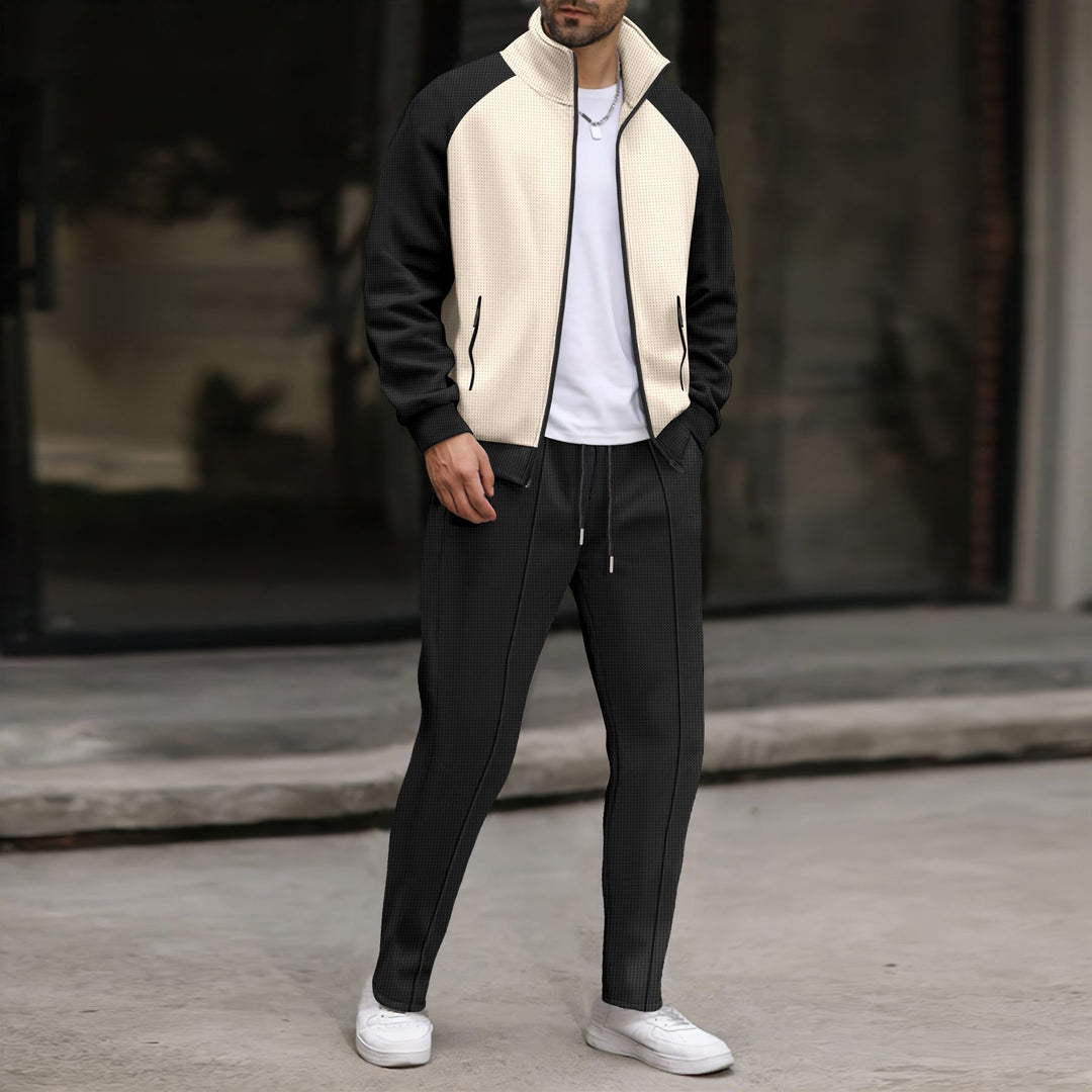 Men's Sporty Jogging Suit Set with Breathable Material and Ergonomic Cut Lisslune