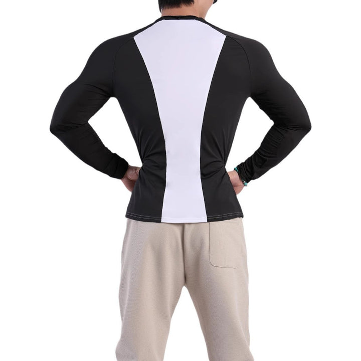 Men's sports long-sleeve shirt with breathable inserts and ergonomic cut Lisslune