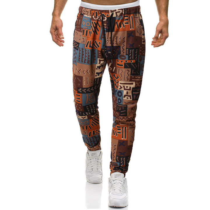 Men's fashionable sports pants with unique pattern Lisslune