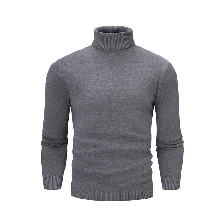 Men's elegant turtleneck sweater made of fine merino wool Lisslune