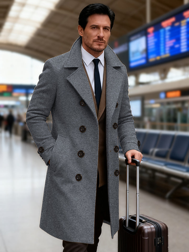 Men's Elegant Double Tunnel Coat Lisslune