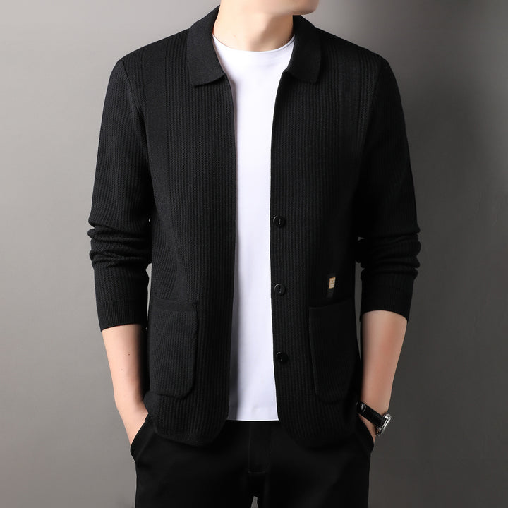 Men's fashionable cardigan with practical pockets Lisslune