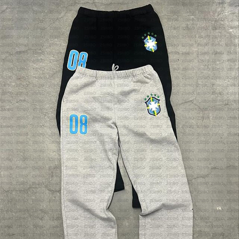 Women’s sporty jogging pants with practical side pockets and elastic waistband Lisslune