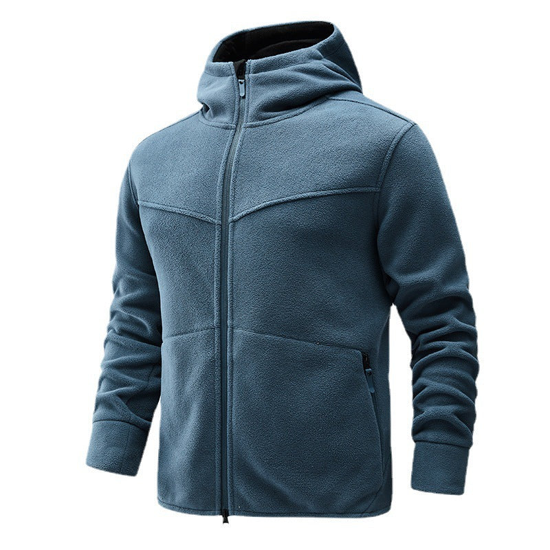 Men's fleece jacket with ergonomic fit and practical zip pockets Lisslune
