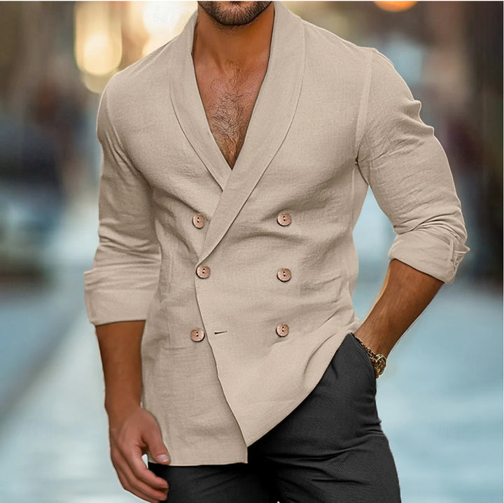Men's stylish and elegant linen jacket Lisslune