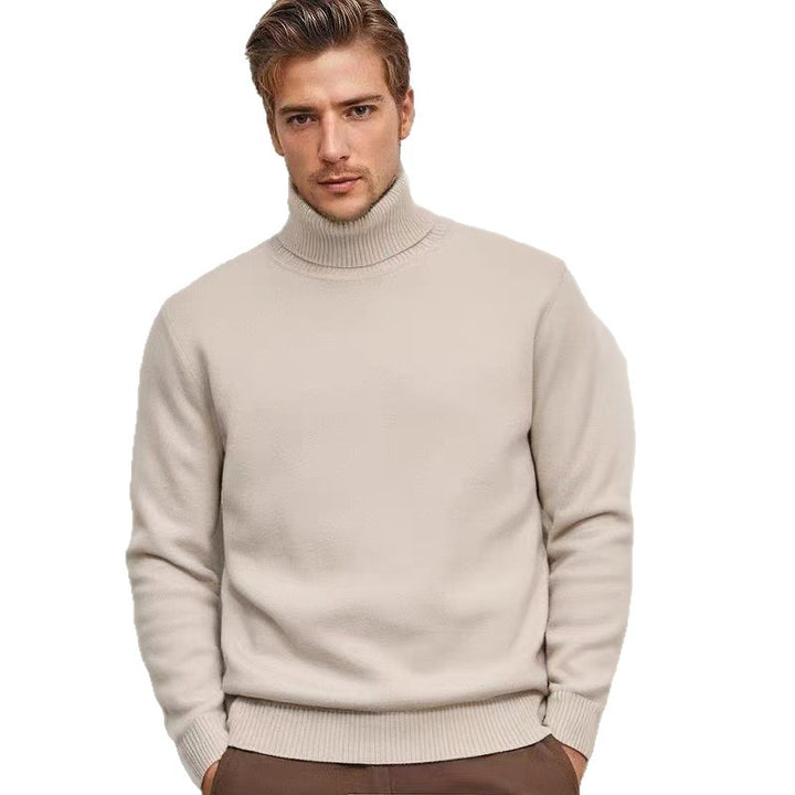 Men's turtleneck sweater made of fine knitting Lisslune