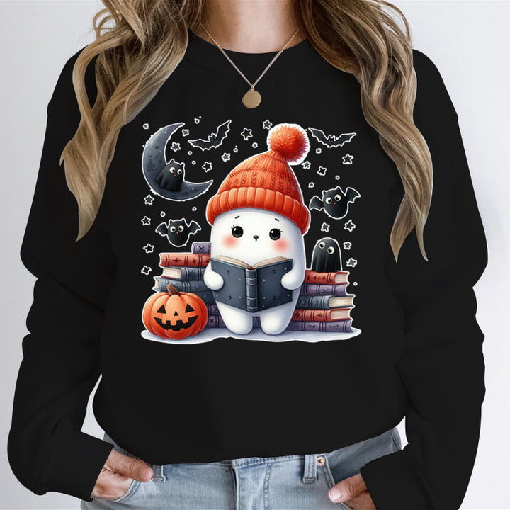 Women's sweatshirt with playful Halloween motif and high-quality material Lisslune