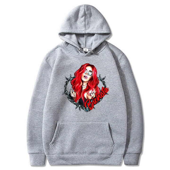 Women’s hoodie with artistic graphic print and cozy fit Lisslune