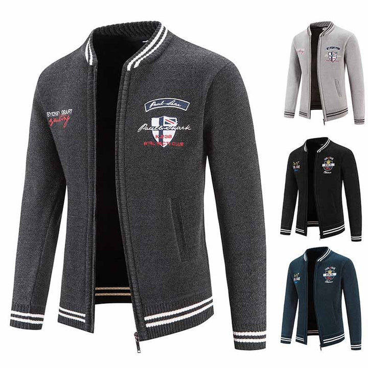 Men's sporty cardigan with versatile design Lisslune