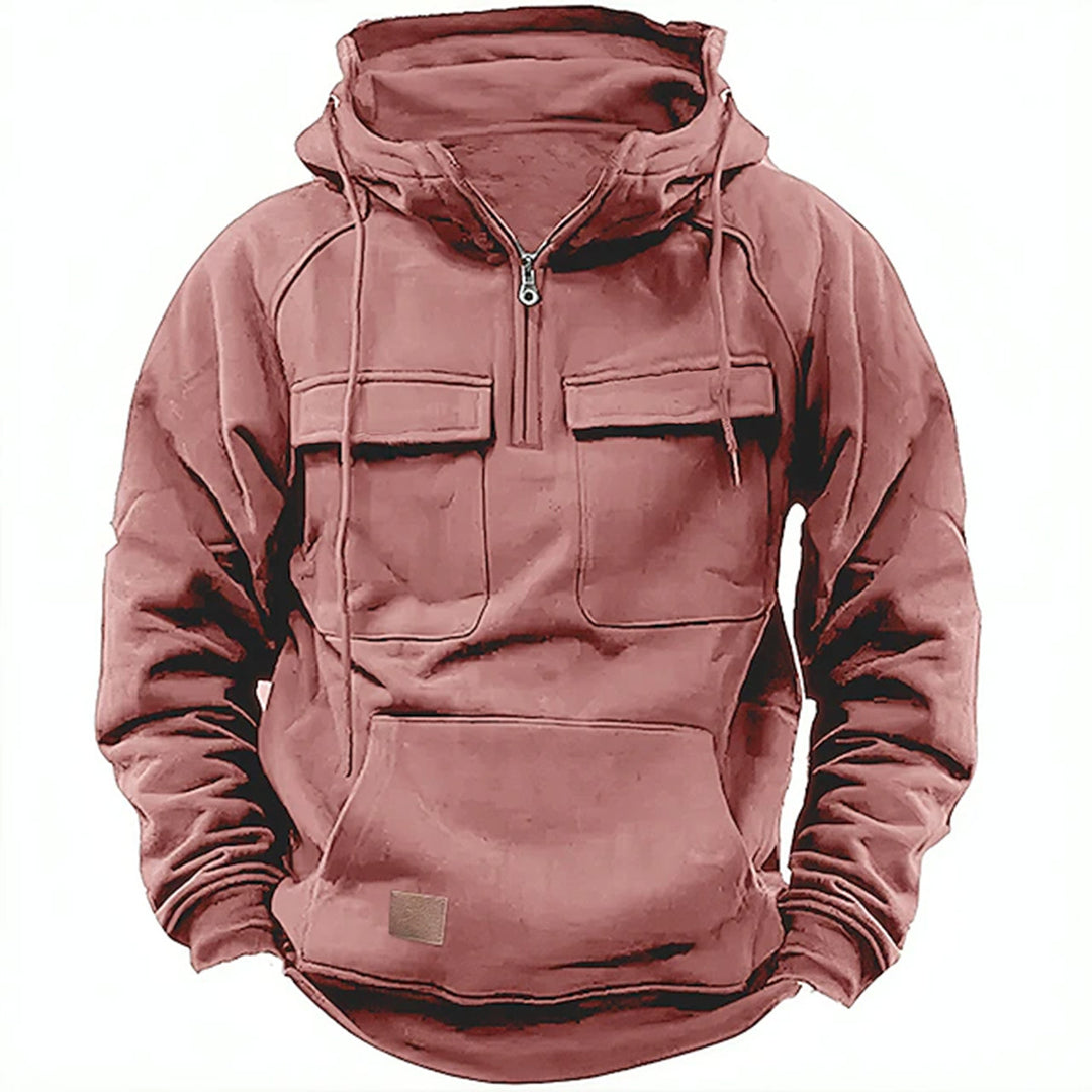 Men's casual hoodie with practical pockets and modern cut Lisslune