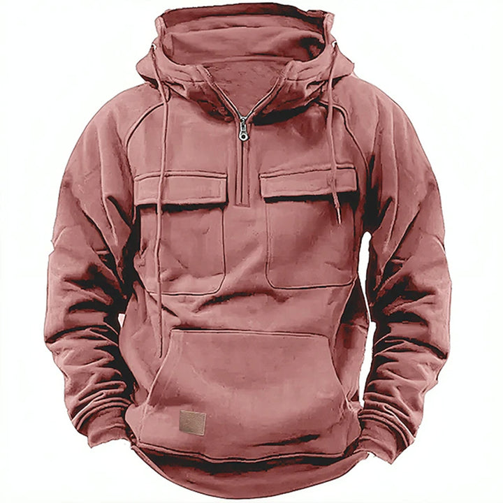 Men's casual hoodie with practical pockets and modern cut Lisslune
