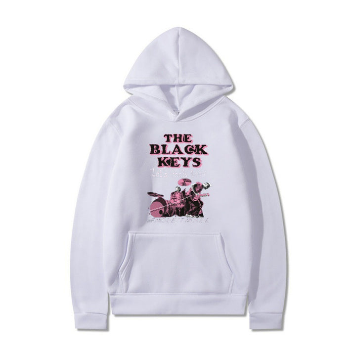 Women's hoodie with creative rock band design and comfortable fit Lisslune