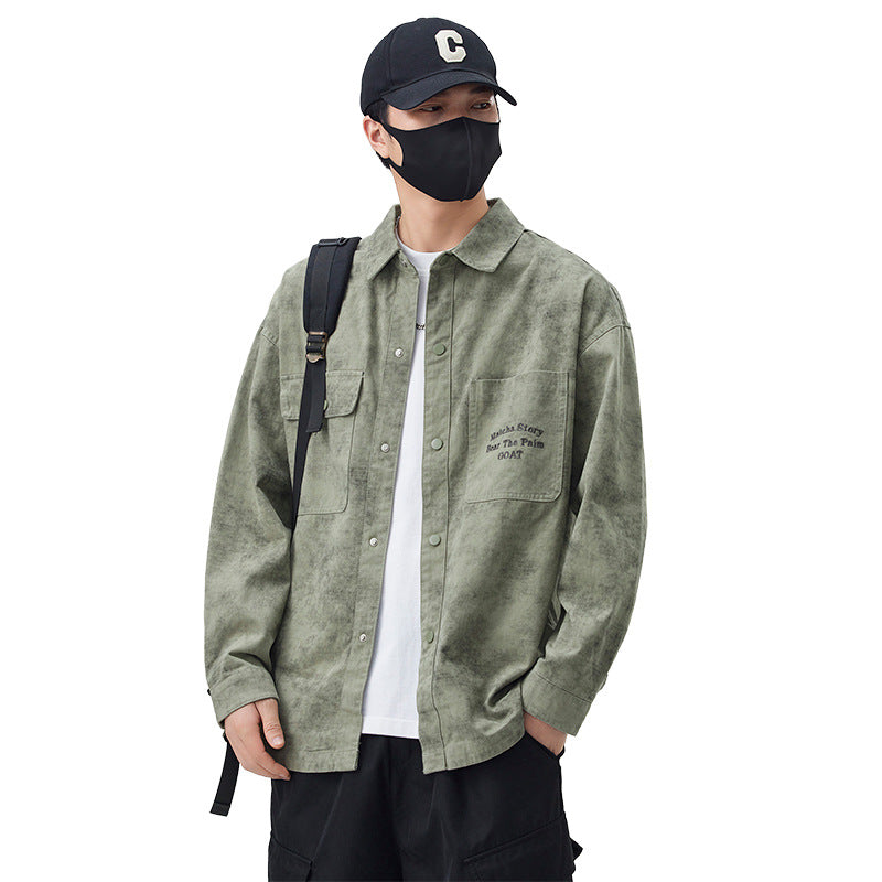 Men's Oversized Shirt Jacket Lisslune