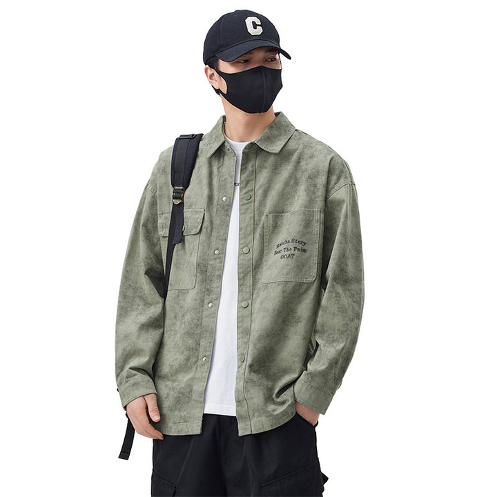 Men's Oversized Shirt Jacket Lisslune