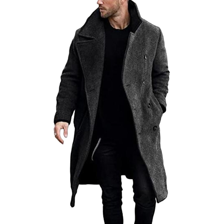 Men's elegant coat with wide collar Lisslune