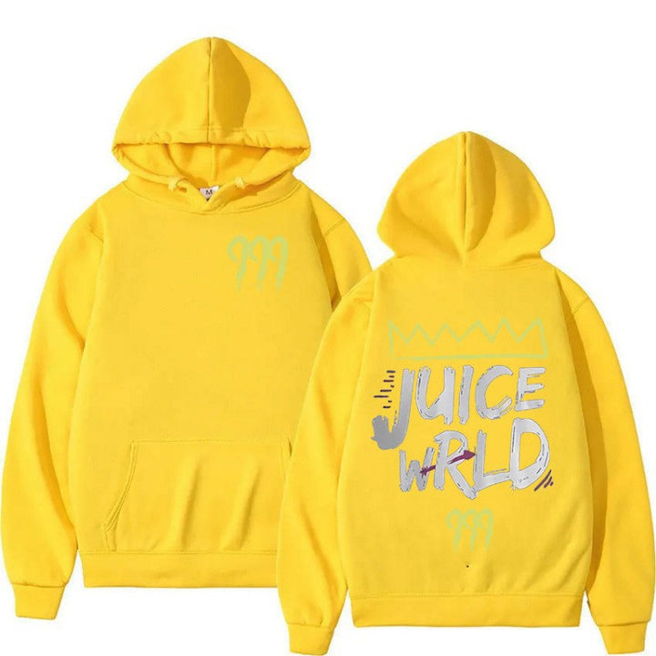 Women's hoodie with modern kangaroo pocket design and striking graphic print Lisslune