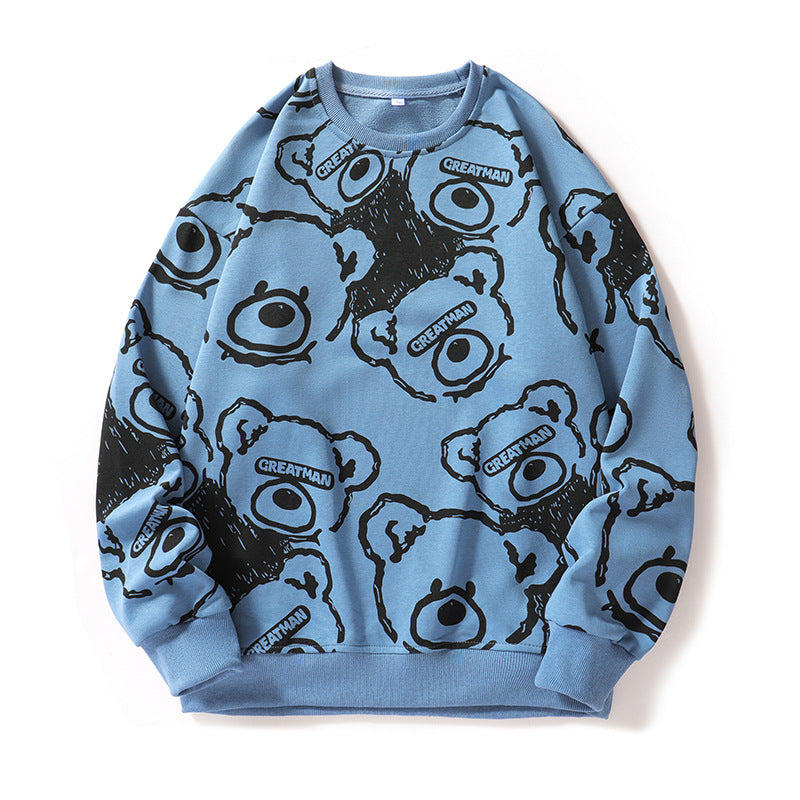 Men's casual sweatshirt with creative animal motif Lisslune
