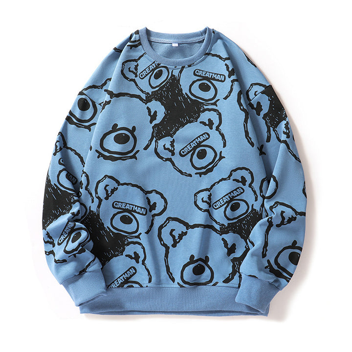 Men's casual sweatshirt with creative animal motif Lisslune