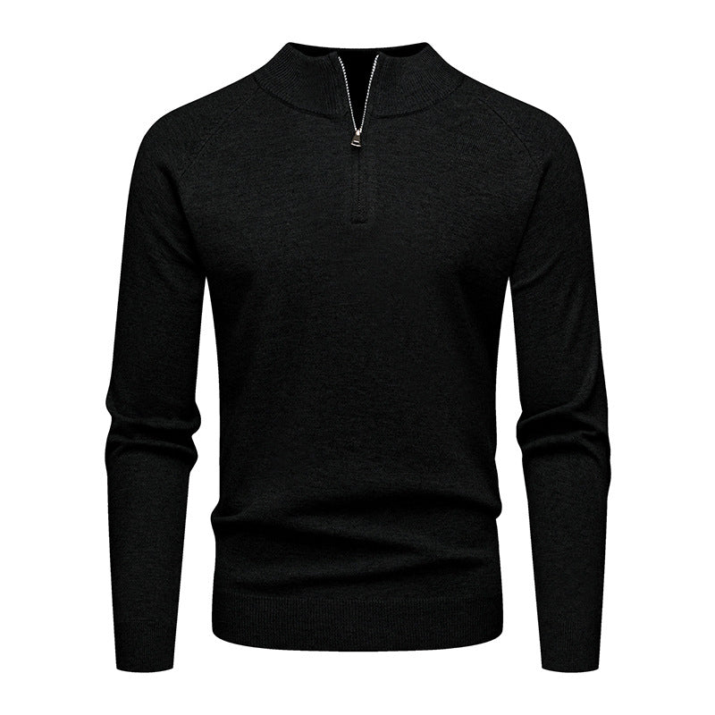 Men's stylish sweater with short zip Lisslune