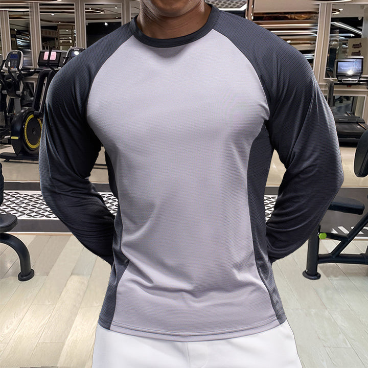 Men's functional shirt with breathable material and long sleeves Lisslune