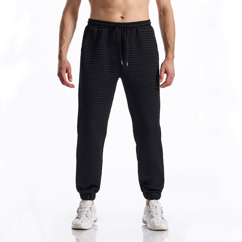 Men's jogging pants with textured surface Lisslune