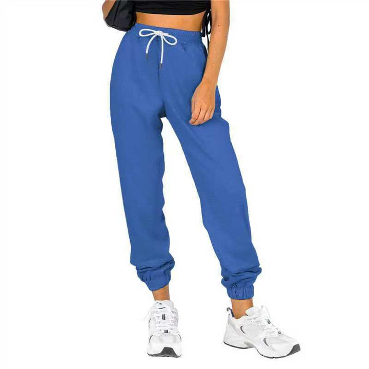 Women Comfortable Relaxed Fit Jogging Pants with Elastic Waistband and Practical Pockets Lisslune