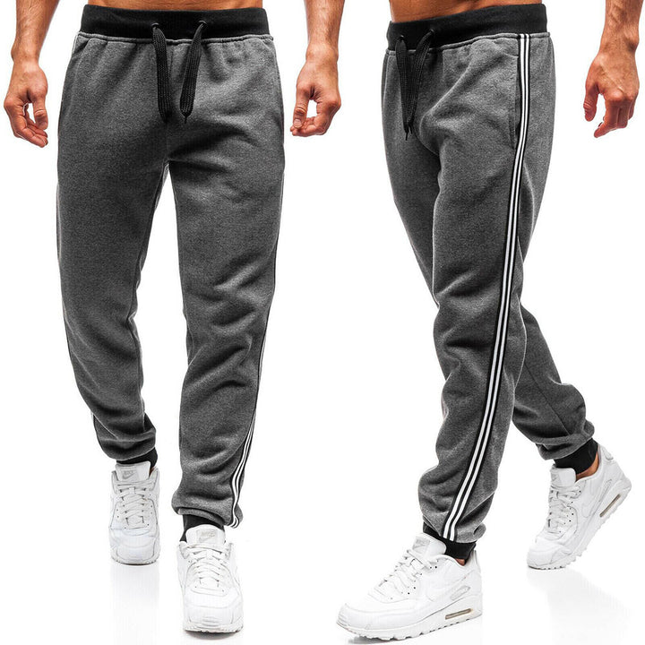 Men's Sporty Joggers with Zip Pockets Lisslune