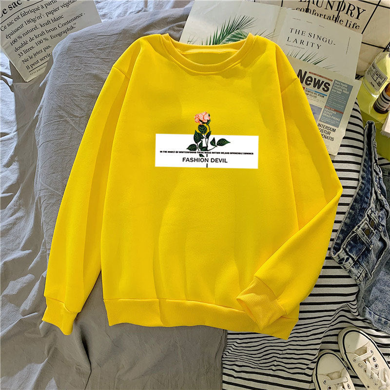 Women’s sweatshirt with floral motif Lisslune
