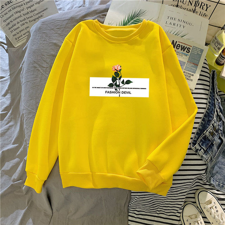 Women’s sweatshirt with floral motif Lisslune