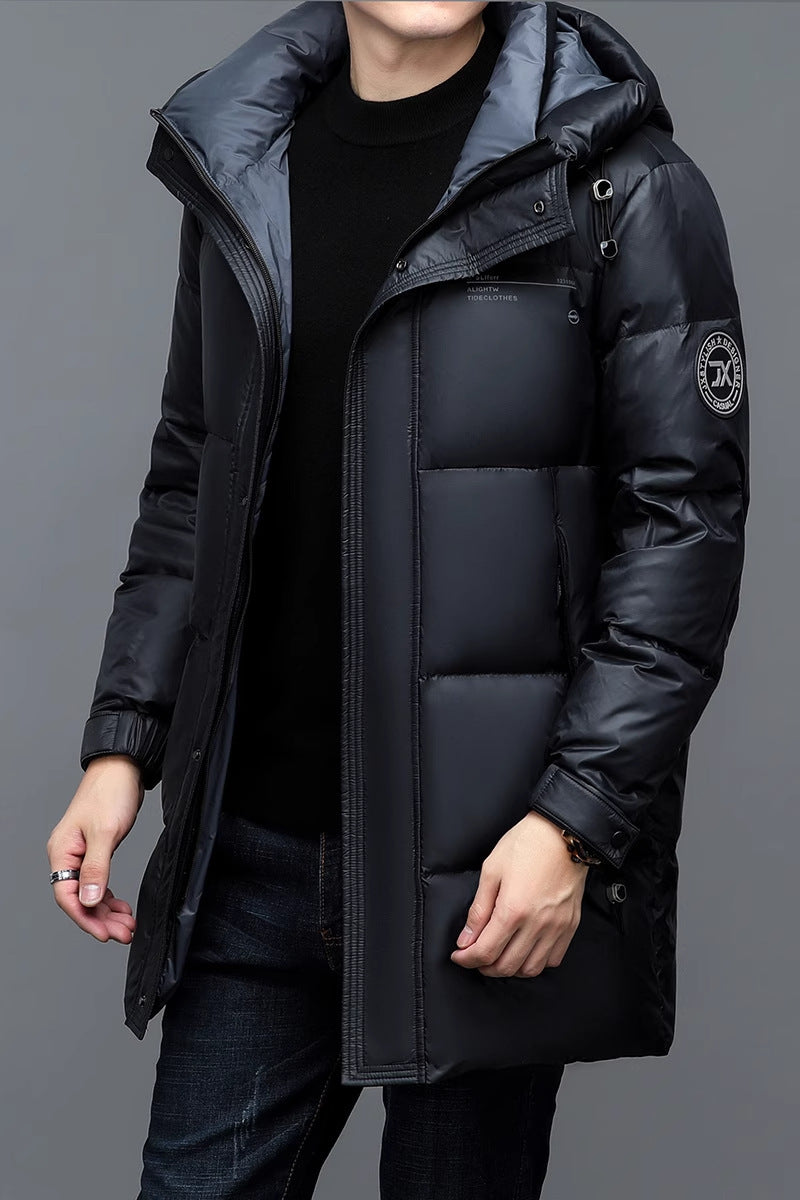 Men's Stylish Long Winter Jacket with Insulating Inner Lining Lisslune