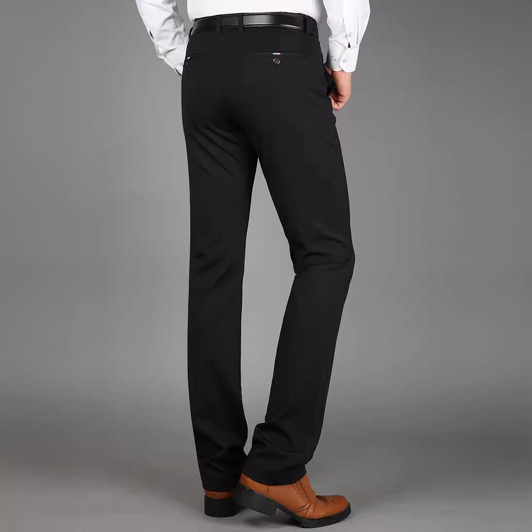 Men's elegant suit trousers with fine details Lisslune