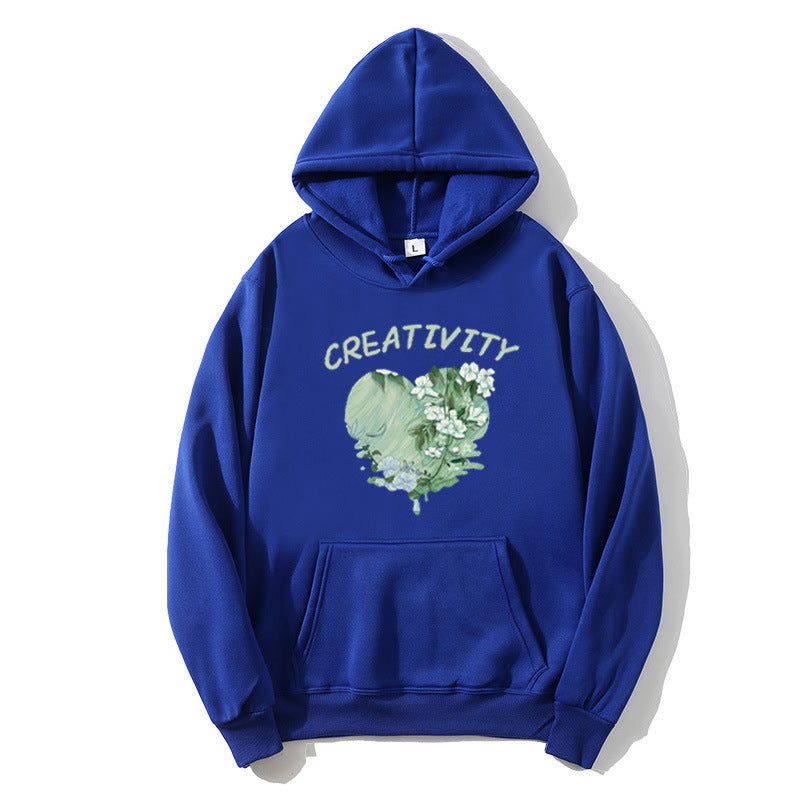 Women's hoodie with creative heart motif Lisslune