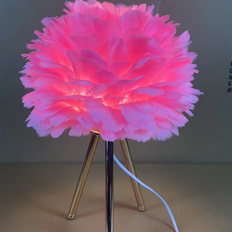 Lisslune | Feather Table Lamp